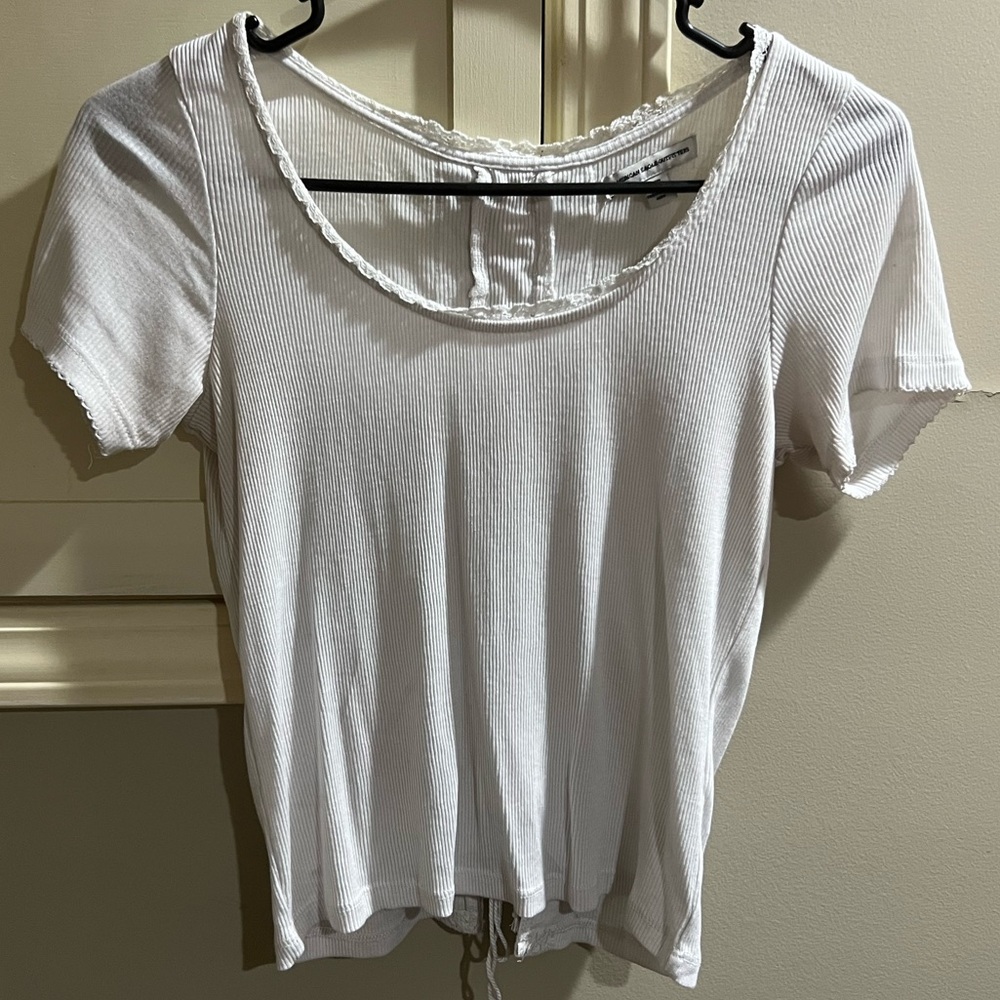 White Crop Top